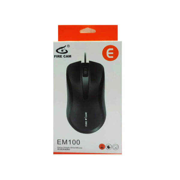 Fire Cam EM100 Wired Optical Mouse