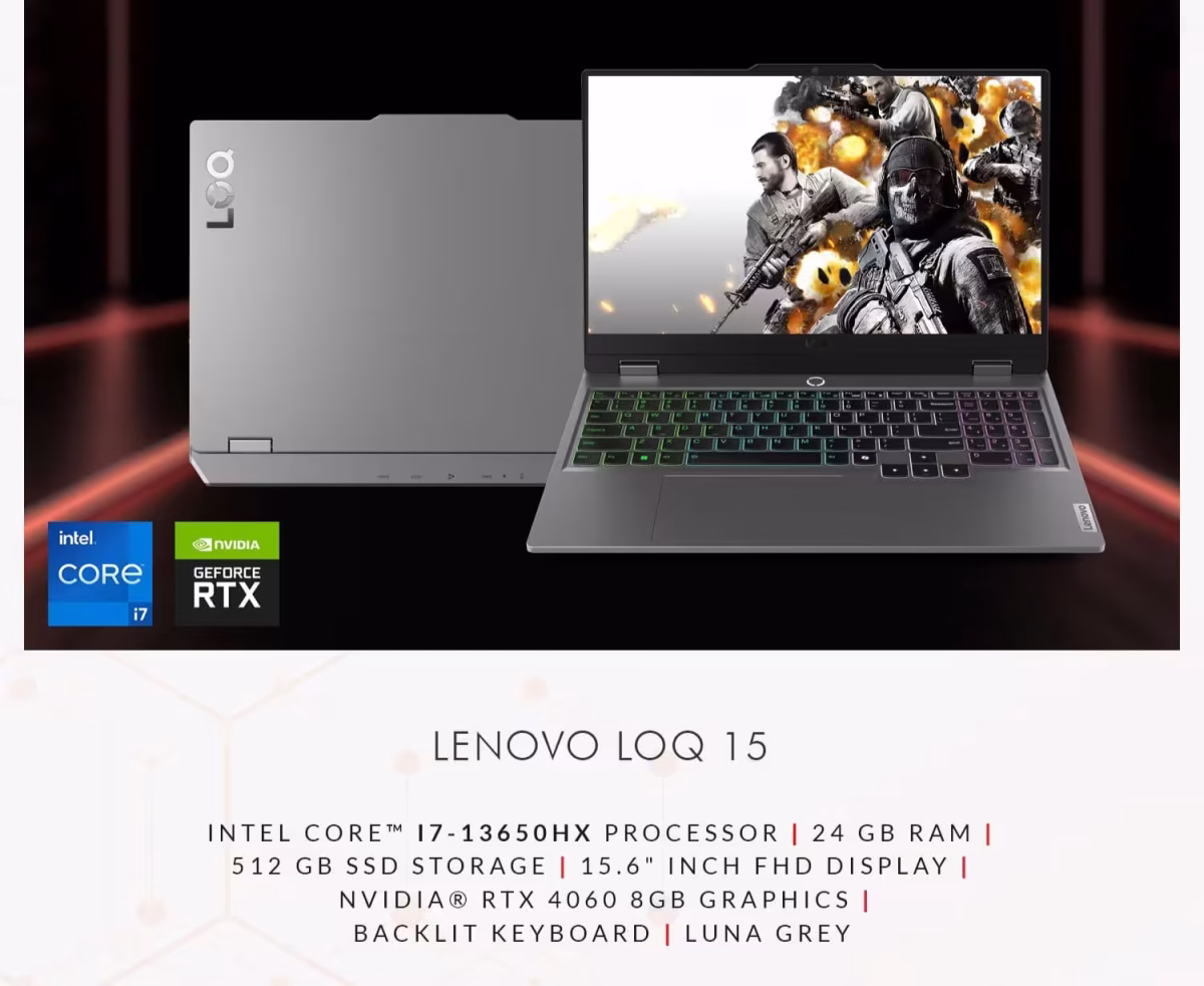 Lenovo LOQ 15IRX9 Gaming Laptop