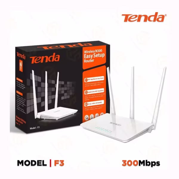 Tenda F3 Wireless N300 Router