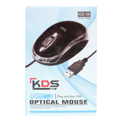 KDS USB Optical Mouse 100 – Affordable Wired Optical Mouse for PC & Laptop in Nepal