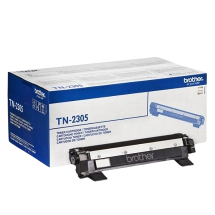 Brother TN-2305 Toner Cartridge – Genuine Black Toner for High-Quality Laser Prints