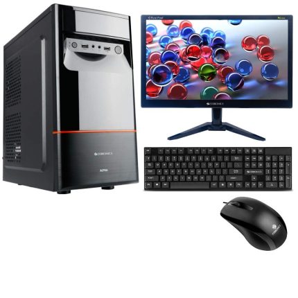 Assembled Desktop Set | Core i3 3rd Gen | 4GB RAM | 256GB SSD | 19″ Monitor | Best Budget PC in Nepal