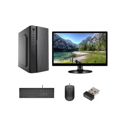 Intel Core i5 Assembled Desktop Set | 6th Gen Processor | 8GB RAM | 256GB SSD | 19" Wide Monitor | Mouse | Keyboard
