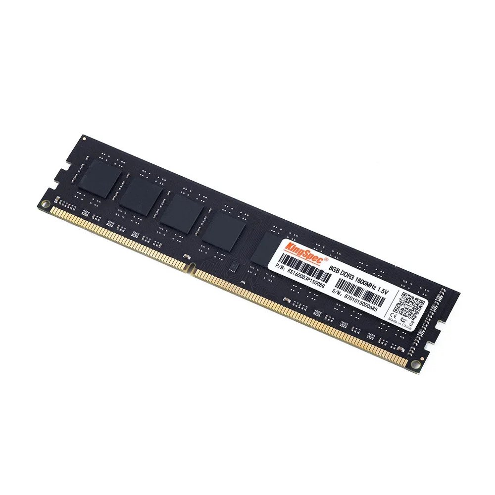 8gb-ddr3-1.png 8GB DDR3 KingSpec Desktop RAM |1600MHz | High-Speed Performance for PCs - Image 1