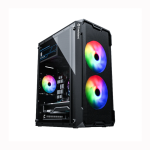 Gaming Desktop – Ryzen 5 5600X Processor | 16GB RAM | 512GB SSD | 6GB Asus RTX 3050 Graphics | 24″ Aiwa Monitor | Ultimate Performance in One Pack