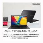 ASUS VivoBook M1605Y – AMD Ryzen 5 7430U | 16GB RAM | 512GB SSD | 14″ FHD Laptop Price in Nepal - Image 6
