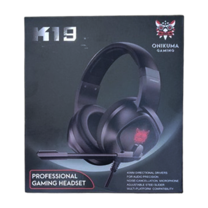 K19 Professional Gaming Headset – High-Performance Sound & Comfortable Fit for Gamers