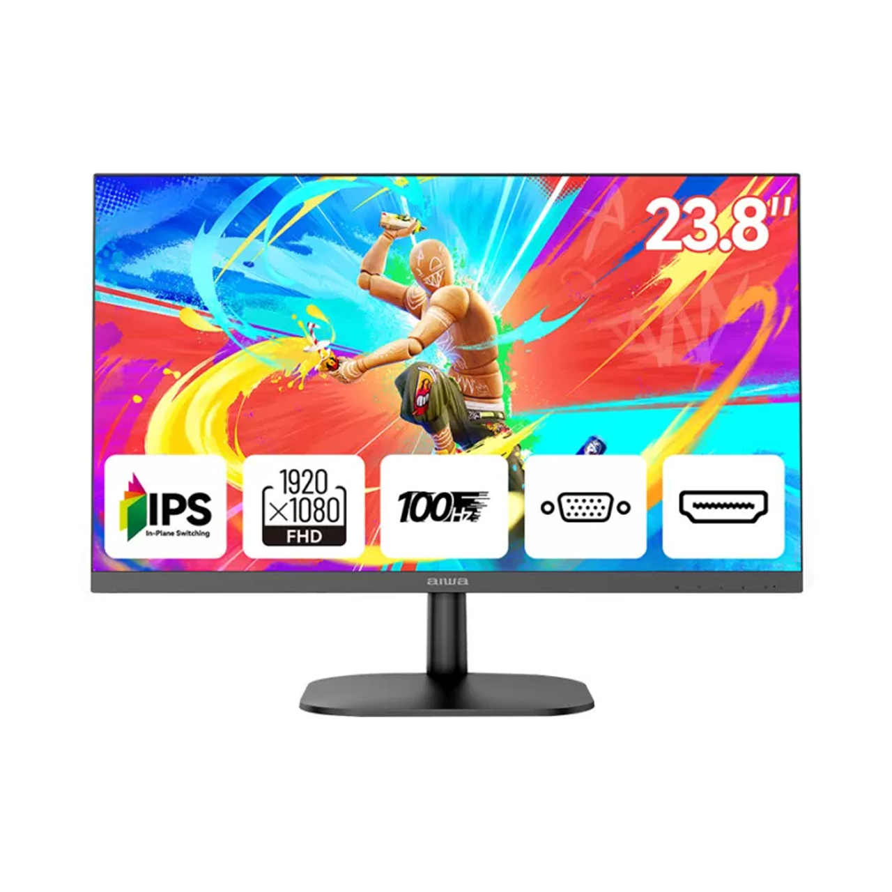 mf2405-b-24.jpg AIWA 23.8 Inch Full HD IPS Monitor | Slim Bezel Display in Nepal - Image 1