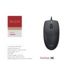 ViewSonic MU234 USB Wired Optical Mouse | High Precision & Comfort Mouse in Nepal - Image 4