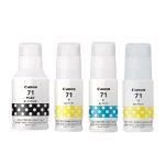 Canon GI-71 Ink Bottles (Black, Cyan, Magenta, Yellow) for G1020, G2020, G2060, G3020, G3060 Printers Price in Nepal - Image 2