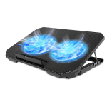 Laptop Cooling Pad for 12–15.6” – Dual USB, Silent Fans